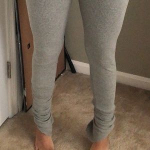 Stacked designer joggers